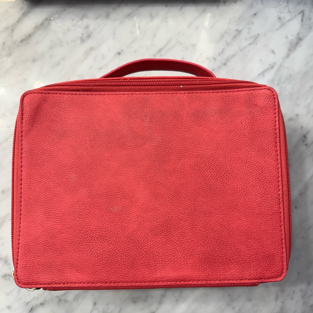 Red Beis Cosmetic Case - Used